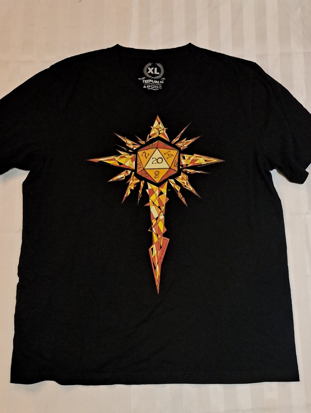 Black Short-Sleeve Graphic Tee. Critical Role.